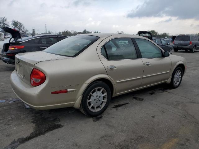 JN1CA31D21T624706 - 2001 NISSAN MAXIMA GXE GOLD photo 3