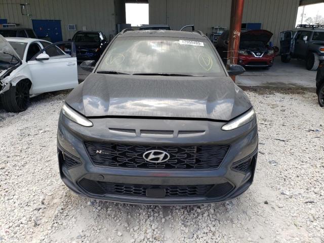 KM8K3CA36NU912587 - 2022 HYUNDAI KONA N LINE GRAY photo 5