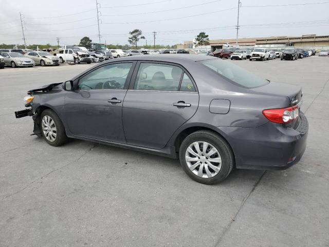 2T1BU4EE6DC094969 - 2013 TOYOTA COROLLA BASE GRAY photo 2