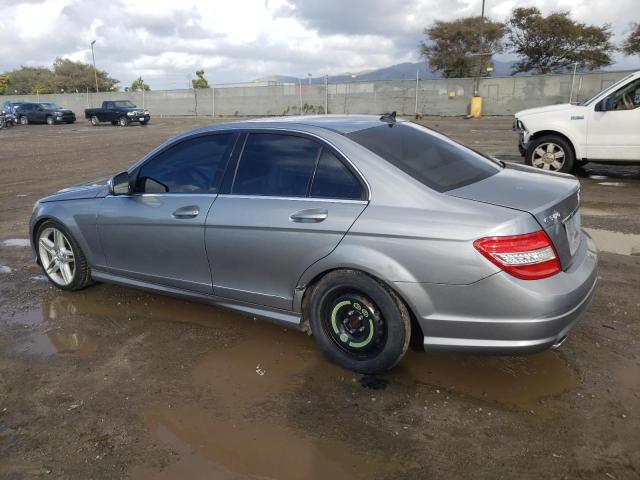 WDDGF54X89R046675 - 2009 MERCEDES-BENZ C 300 SILVER photo 2