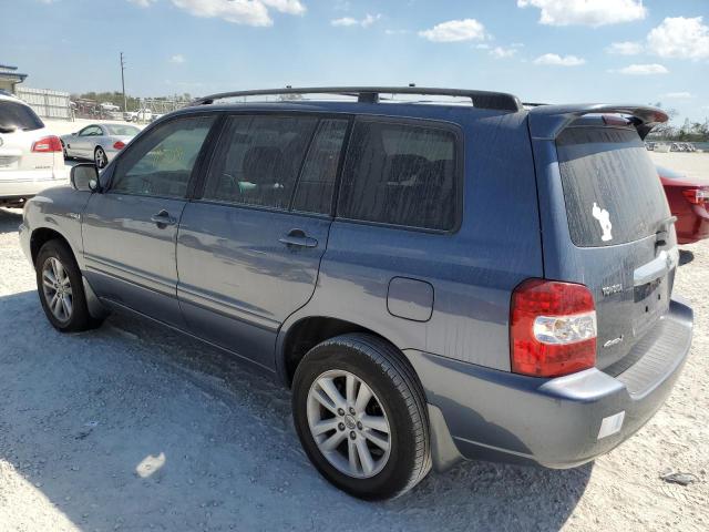 JTEHW21A970041690 - 2007 TOYOTA HIGHLANDER HYBRID GRAY photo 2