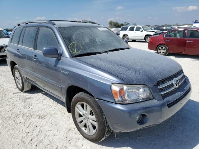 JTEHW21A970041690 - 2007 TOYOTA HIGHLANDER HYBRID GRAY photo 4