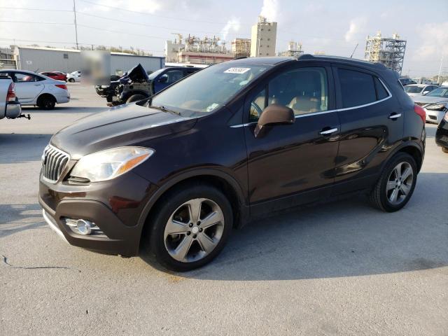 KL4CJCSB9DB107790 - 2013 BUICK ENCORE BROWN photo 1