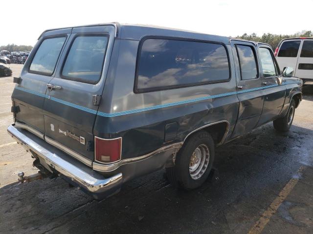 1GNER16K7HF176294 - 1987 CHEVROLET SUBURBAN R1 BLUE photo 3