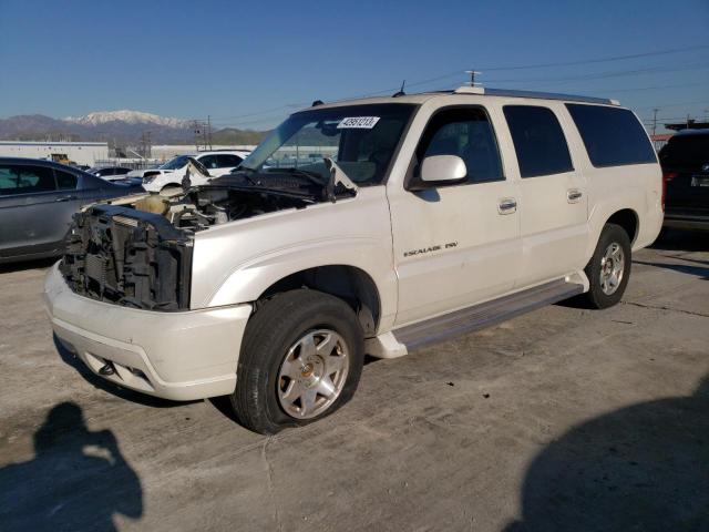 3GYFK66N75G154910 - 2005 CADILLAC ESCALADE ESV WHITE photo 1