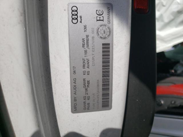 WAUP4AF57JA008004 - 2018 AUDI S5 PREMIUM PLUS 白色 照片 12