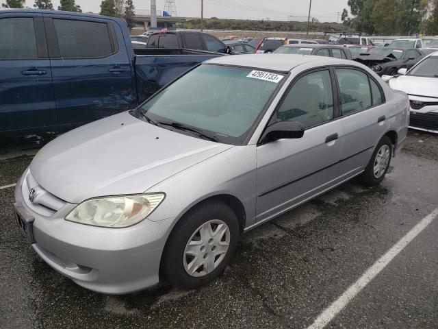 2HGES16354H582431 - 2004 HONDA CIVIC DX VP 银色 照片 1