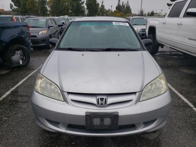 2HGES16354H582431 - 2004 HONDA CIVIC DX VP 银色 照片 5
