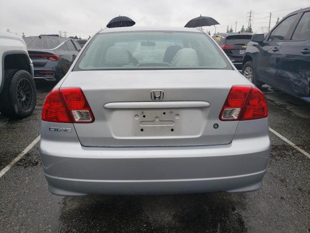 2HGES16354H582431 - 2004 HONDA CIVIC DX VP 银色 照片 6