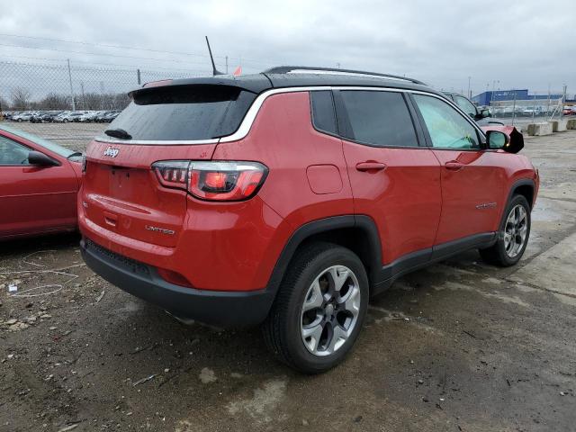 3C4NJDCB3LT236026 - 2020 JEEP COMPASS LIMITED RED photo 3