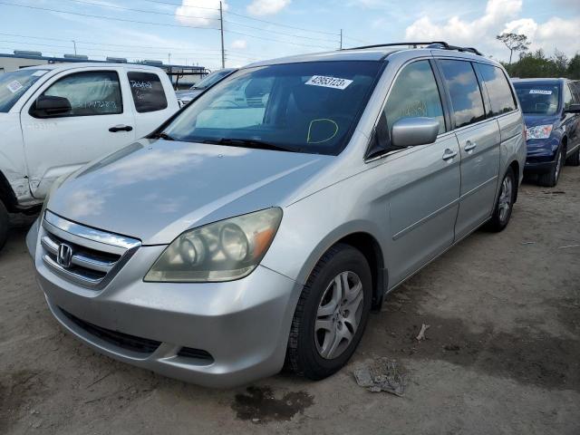 5FNRL38436B409983 - 2006 HONDA ODYSSEY EX SILVER photo 1