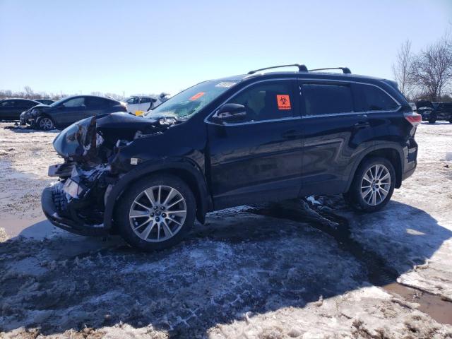 5TDJKRFH1GS258874 - 2016 TOYOTA HIGHLANDER XLE BLACK photo 1