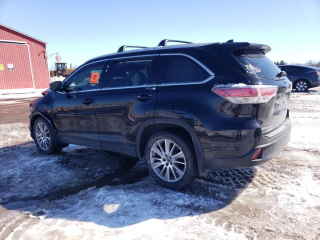 5TDJKRFH1GS258874 - 2016 TOYOTA HIGHLANDER XLE BLACK photo 2