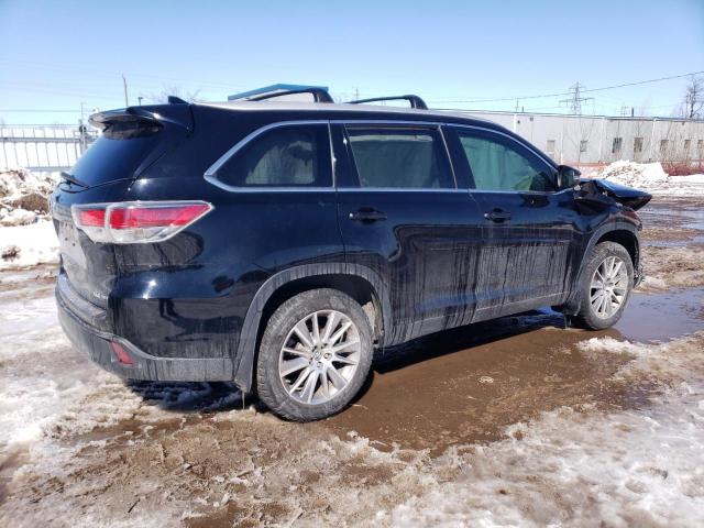 5TDJKRFH1GS258874 - 2016 TOYOTA HIGHLANDER XLE BLACK photo 3