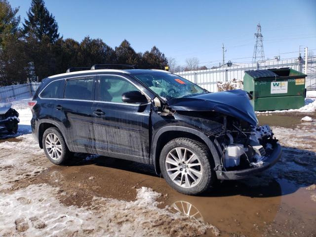 5TDJKRFH1GS258874 - 2016 TOYOTA HIGHLANDER XLE BLACK photo 4