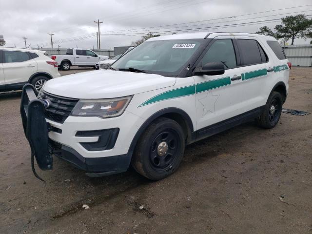 1FM5K8AR0KGB44018 - 2019 FORD EXPLORER POLICE INTERCEPTOR 双色 照片 1