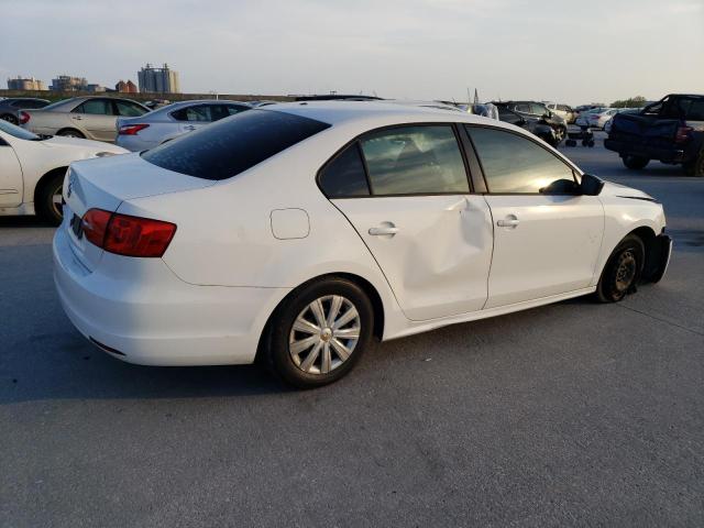 3VW2K7AJ8EM376711 - 2014 VOLKSWAGEN JETTA BASE WHITE photo 3