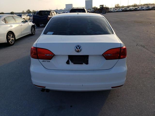 3VW2K7AJ8EM376711 - 2014 VOLKSWAGEN JETTA BASE WHITE photo 6