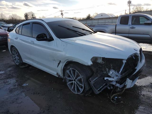 5UX2V5C02M9E10918 - 2021 BMW X4 XDRIVEM40I WHITE photo 4