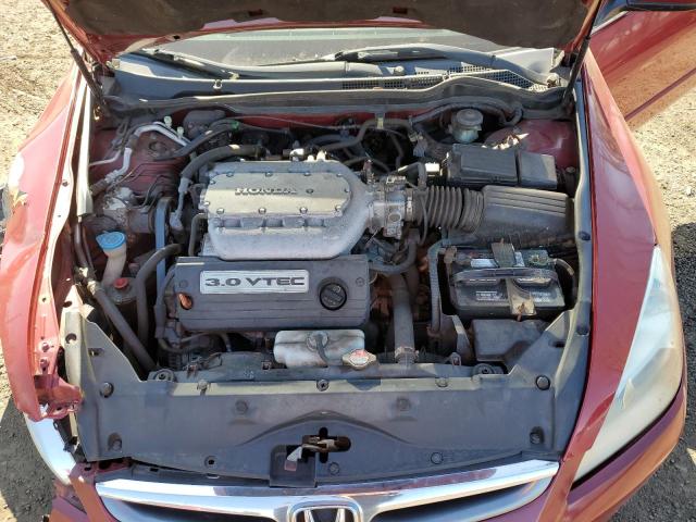 1HGCM66487A057390 - 2007 HONDA ACCORD SE RED photo 11