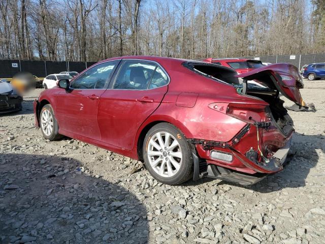 4T1L11AK5LU993844 - 2020 TOYOTA CAMRY LE RED photo 2