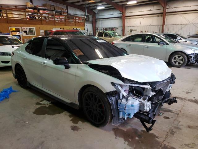 4T1NZ1AK0LU043523 - 2020 TOYOTA CAMRY TRD WHITE photo 4