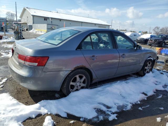 5NPEU46C26H109798 - 2006 HYUNDAI SONATA GLS GRAY photo 3