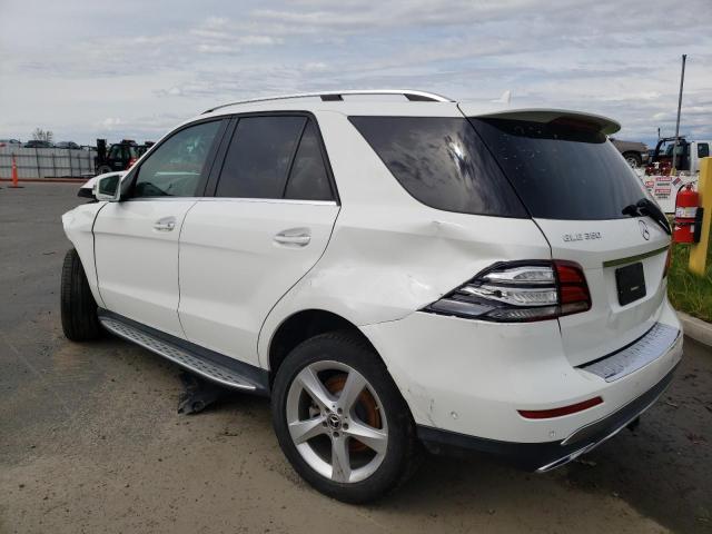 4JGDA5HB5JB144744 - 2018 MERCEDES-BENZ GLE 350 4MATIC WHITE photo 2