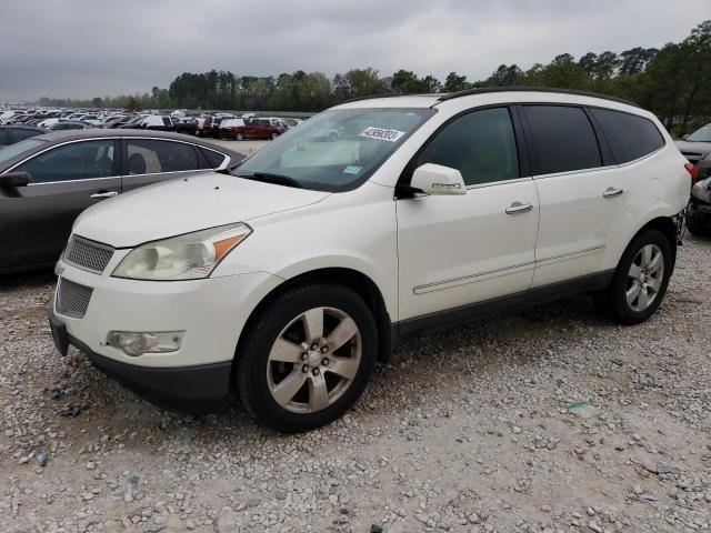 1GNKRLED6BJ390893 - 2011 CHEVROLET TRAVERSE LTZ WHITE photo 1