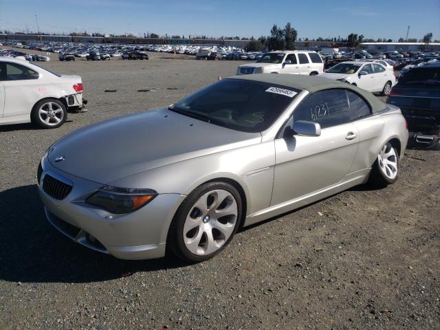 WBAEK73464B321071 - 2004 BMW 645 CI AUTOMATIC SILVER photo 1
