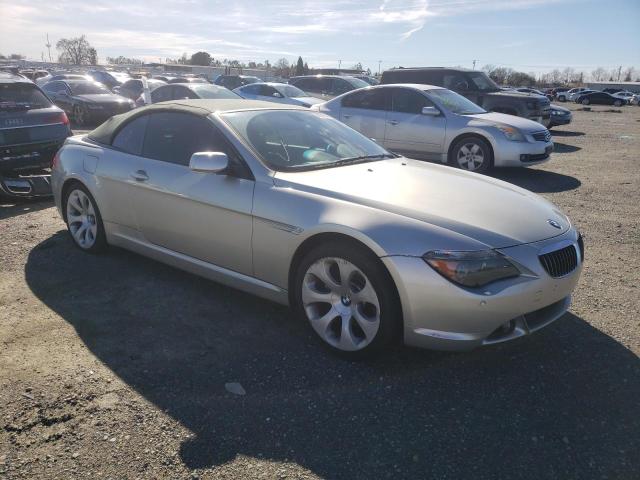 WBAEK73464B321071 - 2004 BMW 645 CI AUTOMATIC SILVER photo 4