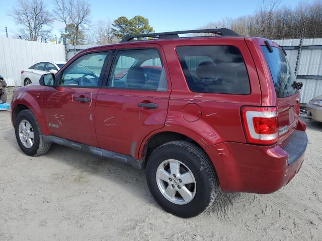 1FMCU02Z38KB35322 - 2008 FORD ESCAPE XLS RED photo 2