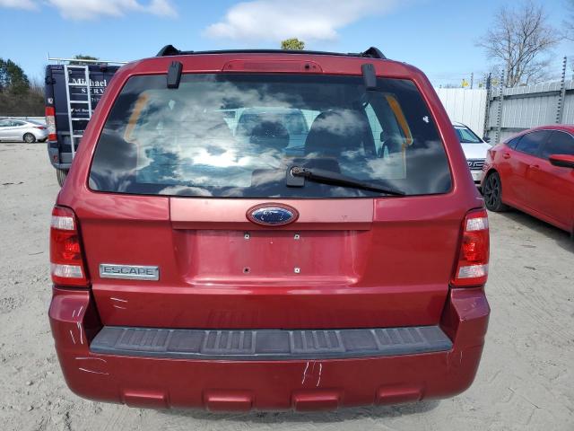 1FMCU02Z38KB35322 - 2008 FORD ESCAPE XLS RED photo 6