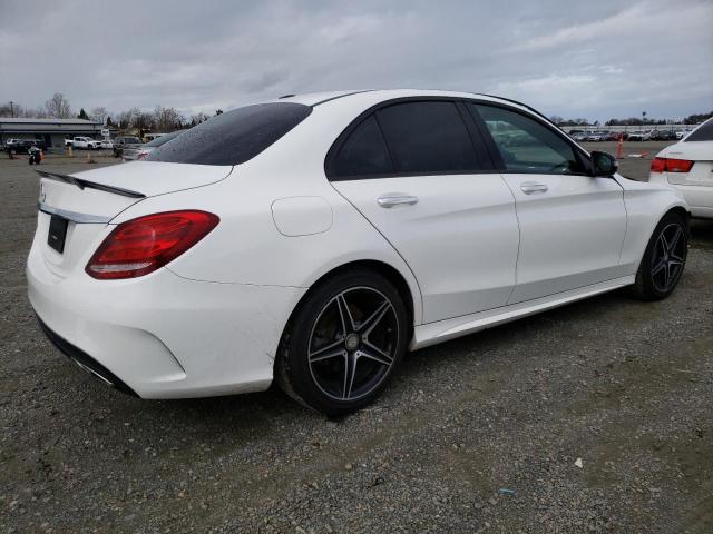 55SWF4JB6HU193511 - 2017 MERCEDES-BENZ C 300 WHITE photo 3