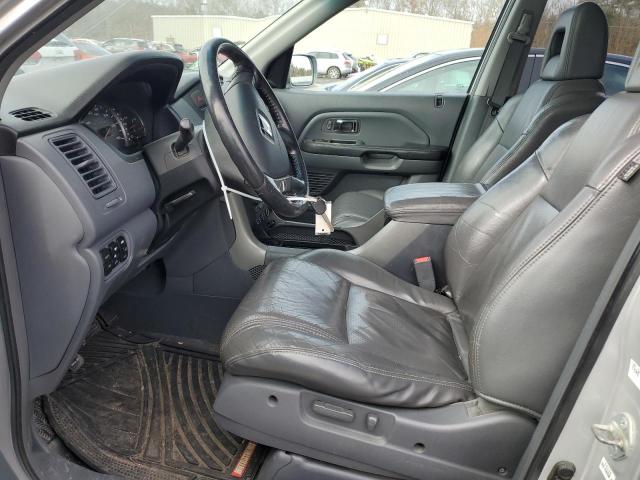 2HKYF18715H561553 - 2005 HONDA PILOT EXL SILVER photo 7