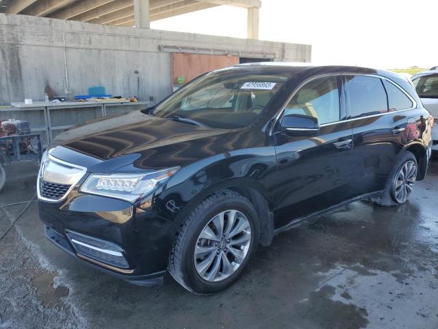 5FRYD3H41GB012216 - 2016 ACURA MDX TECHNOLOGY BLACK photo 1