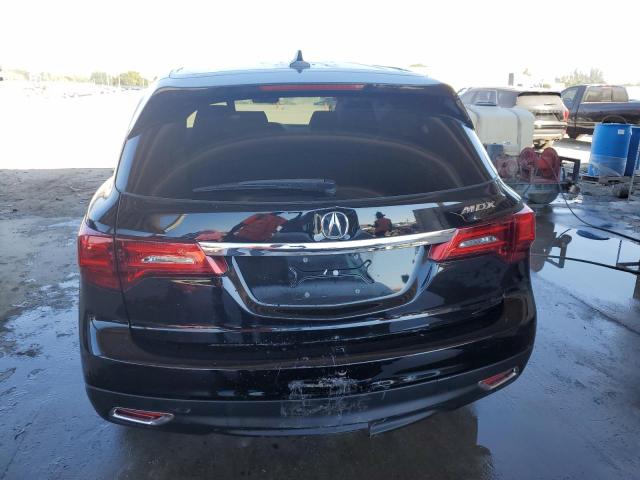 5FRYD3H41GB012216 - 2016 ACURA MDX TECHNOLOGY BLACK photo 6