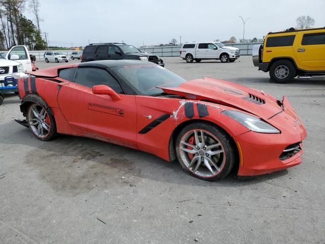 1G1YM2D72E5115308 - 2014 CHEVROLET CORVETTE STINGRAY Z51 3LT RED photo 4