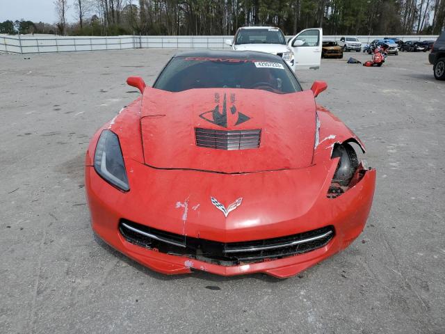 1G1YM2D72E5115308 - 2014 CHEVROLET CORVETTE STINGRAY Z51 3LT RED photo 5