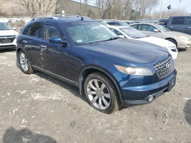 JNRAS08W55X208977 - 2005 INFINITI FX35 BLUE photo 4