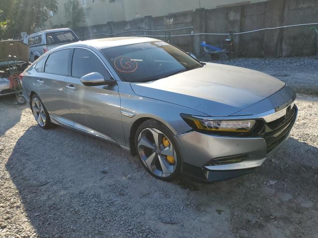 1HGCV2F93LA004186 - 2020 HONDA ACCORD TOURING GRAY photo 4