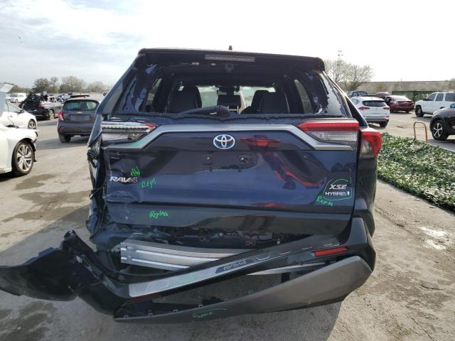 2T3EWRFV0KW010036 - 2019 TOYOTA RAV4 XSE BLUE photo 6