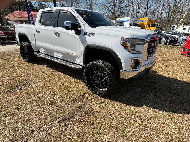 1GTU9DED5KZ101298 - 2019 GMC SIERRA K1500 SLT WHITE photo 1