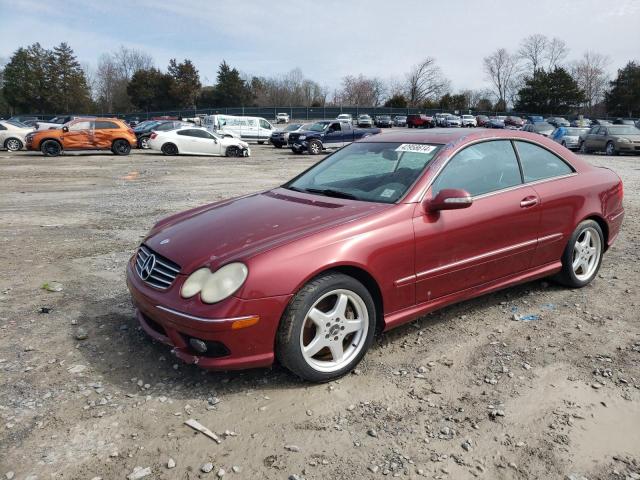 WDBTJ75J14F069916 - 2004 MERCEDES-BENZ CLK 500 BURGUNDY photo 2