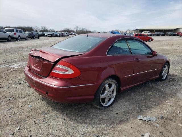 WDBTJ75J14F069916 - 2004 MERCEDES-BENZ CLK 500 BURGUNDY photo 4