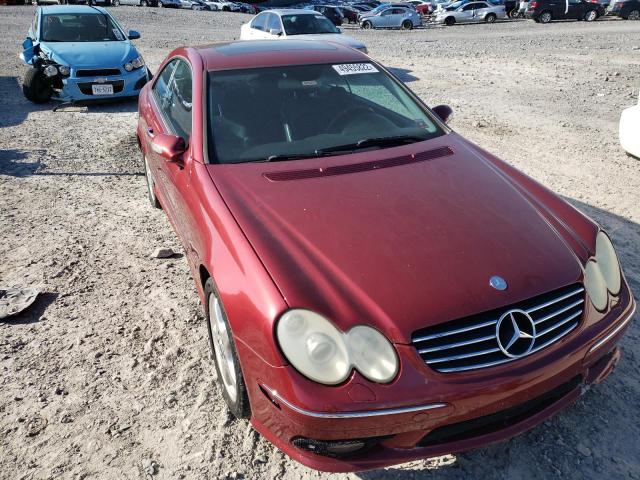 WDBTJ75J14F069916 - 2004 MERCEDES-BENZ CLK 500 BURGUNDY photo 9