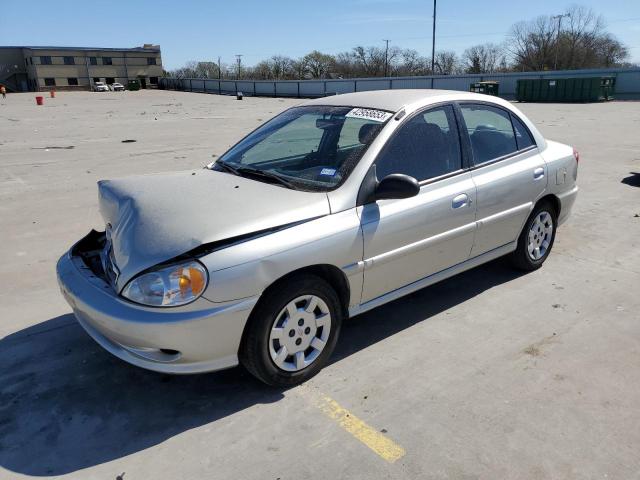 KNADC123426181624 - 2002 KIA RIO SILVER photo 1