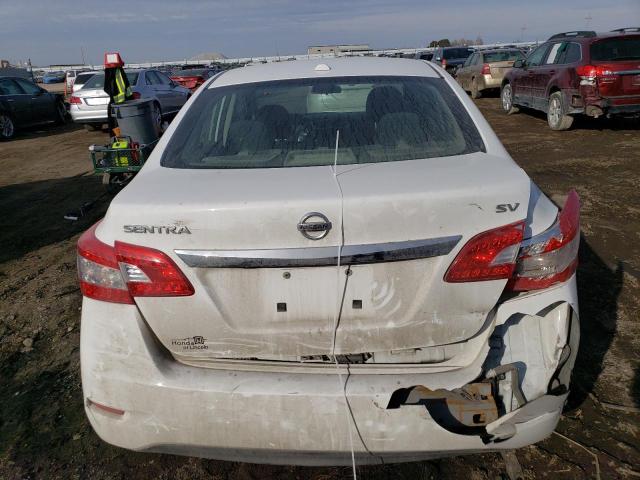 3N1AB7AP1FY256667 - 2015 NISSAN SENTRA S WHITE photo 6