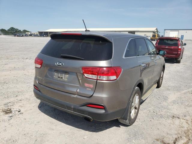 5XYPG4A38GG040213 - 2016 KIA SORENTO LX GRAY photo 4