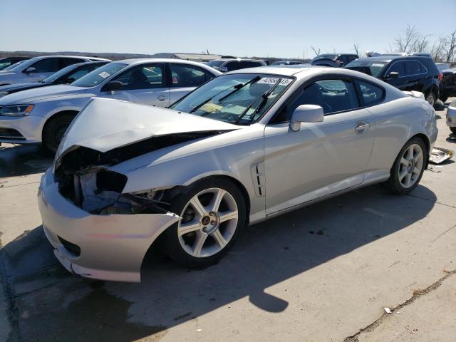 KMHHN65F76U224447 - 2006 HYUNDAI TIBURON GT SILVER photo 1